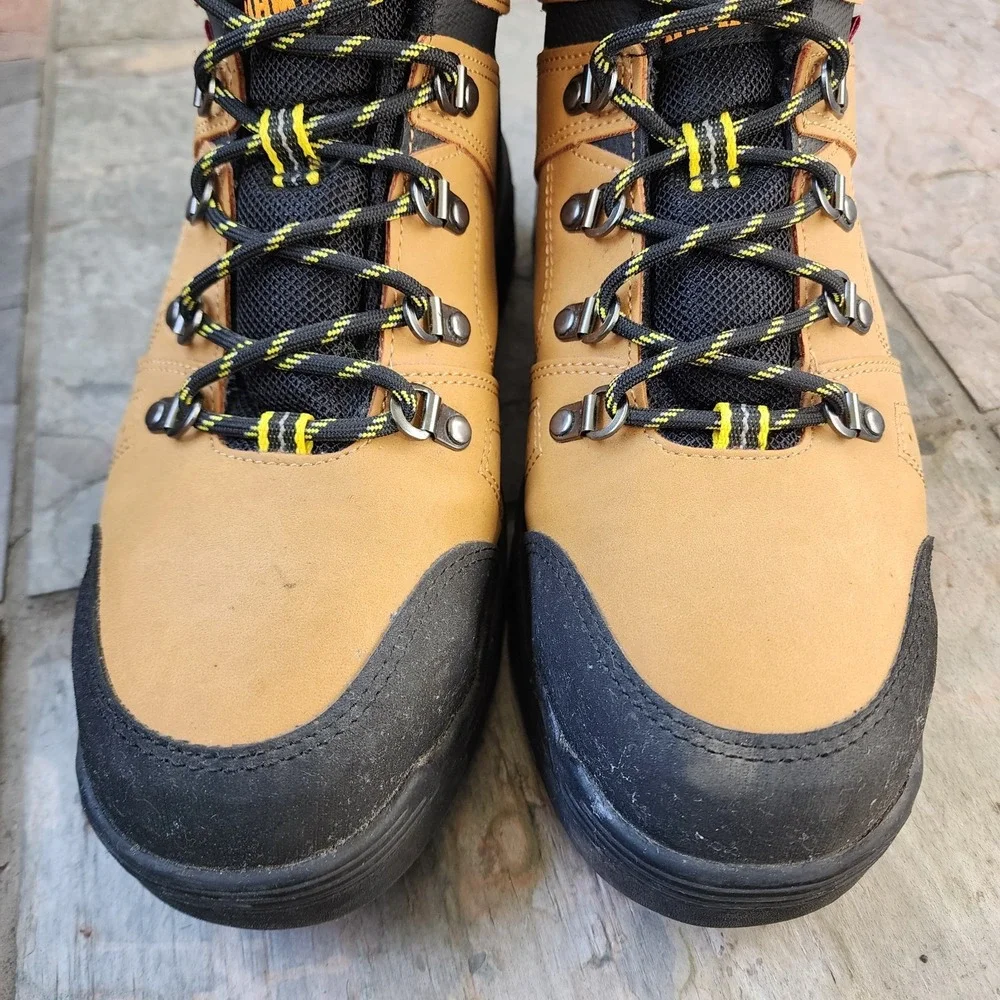 BRAHMA STEEL TOE BOOTS - Mens Sz: 8.5 - Hiking Workwear Construction Safety